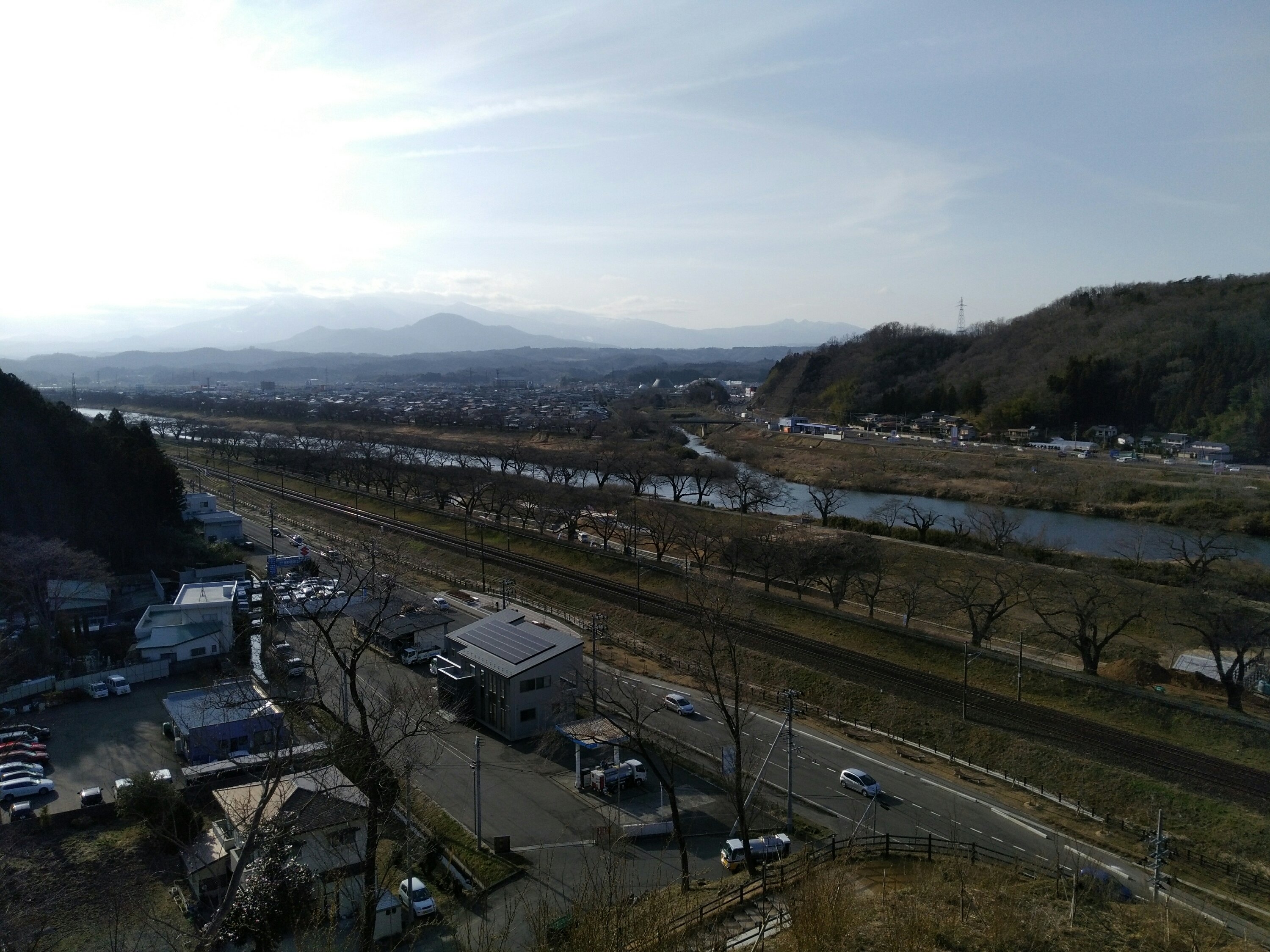 展望デッキから1 船岡城址公園 展望デッキから1