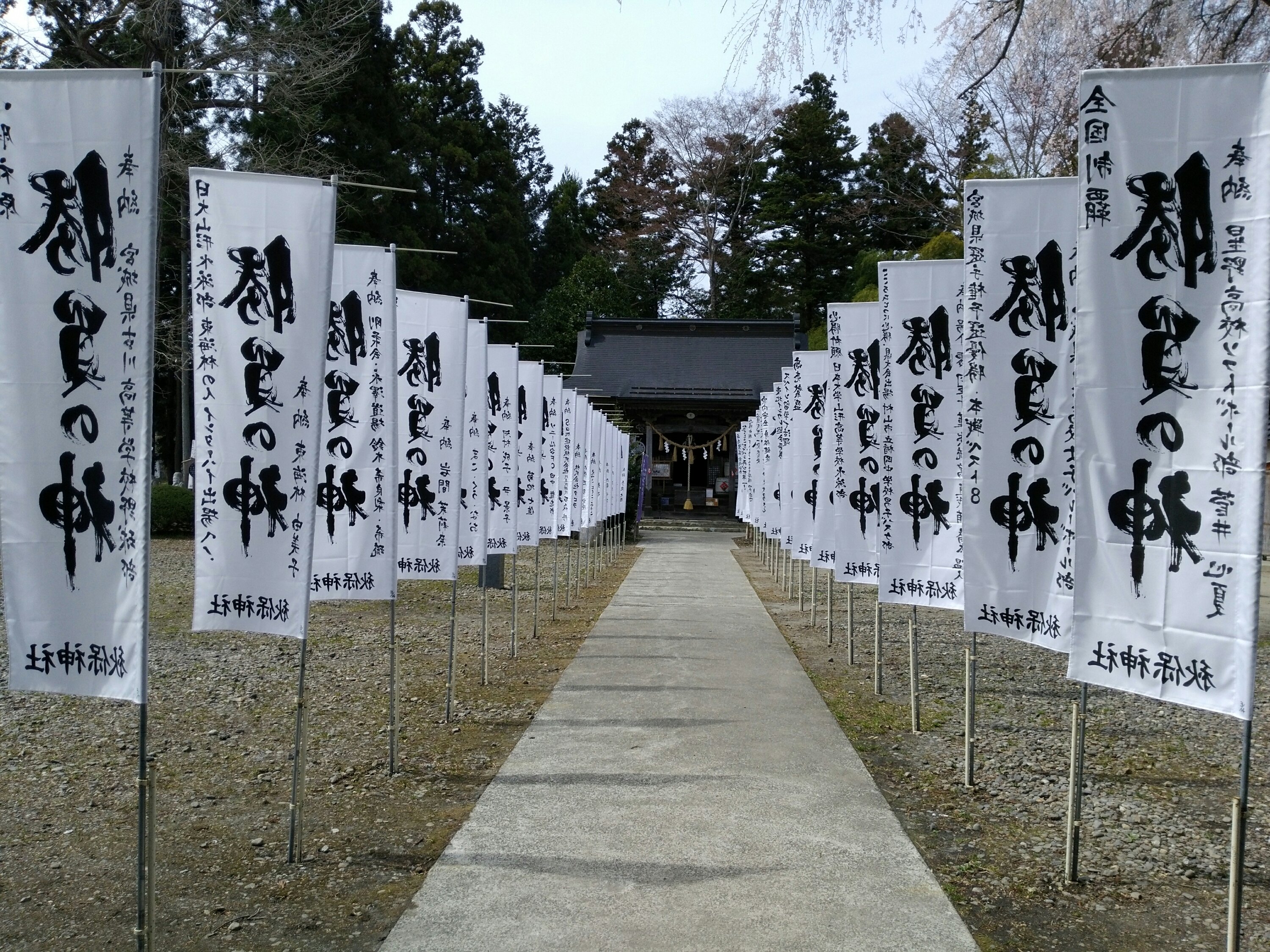 旗 秋保神社 勝負の神 旗1