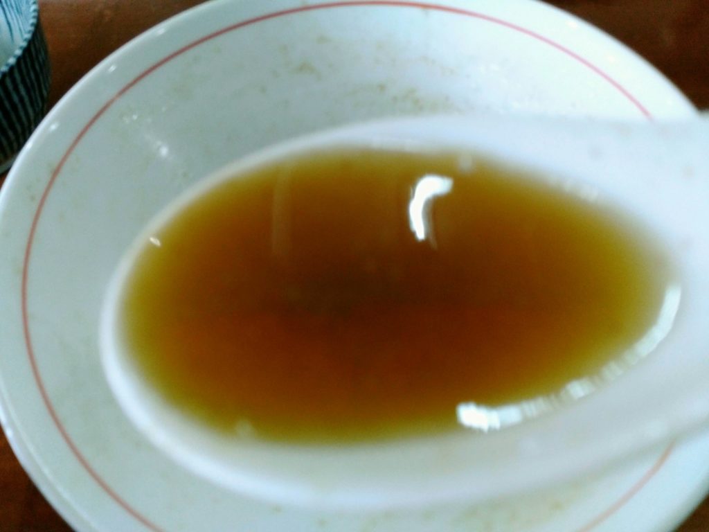 ニボ酢で割ったスープ