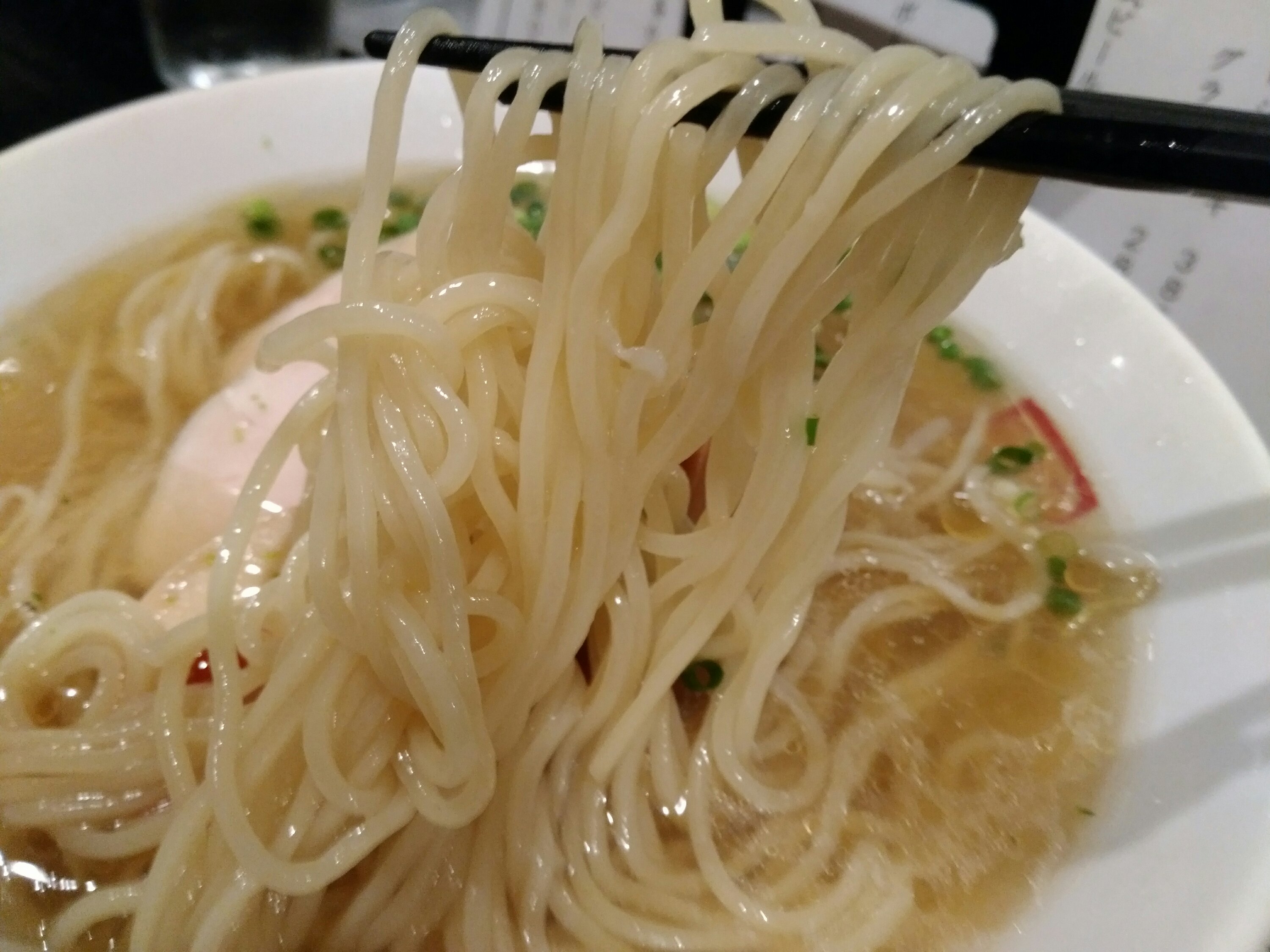 冷やしラーメンの麺