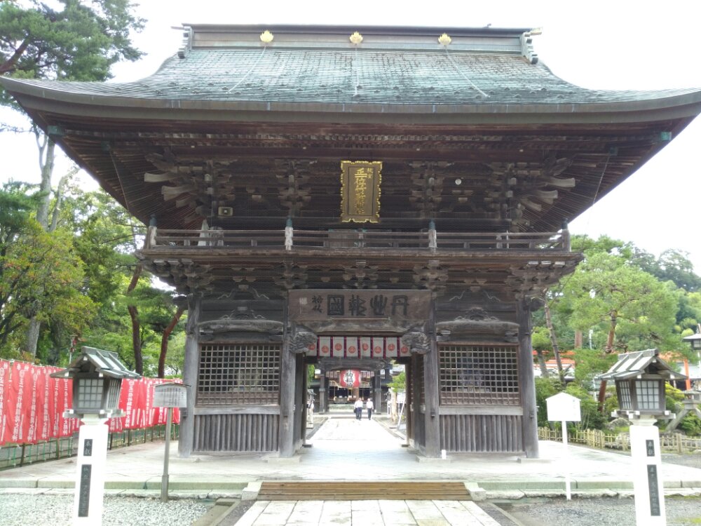 竹駒神社　楼門（隋身門）