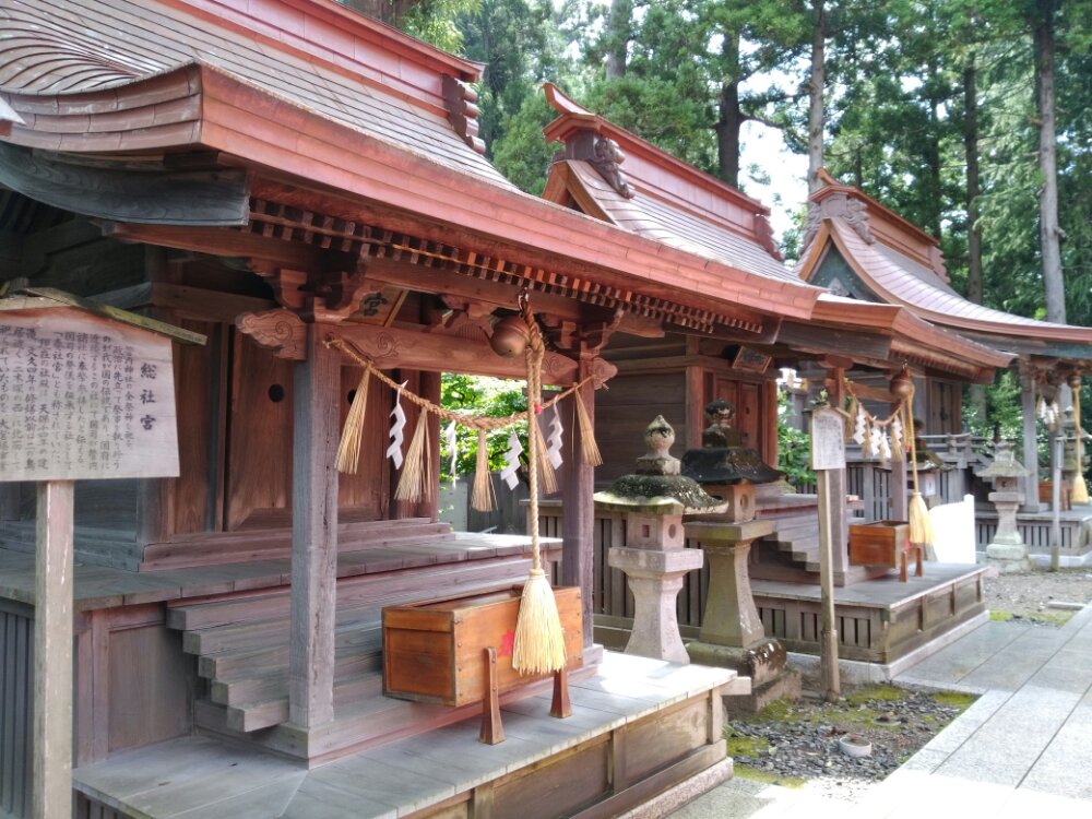 竹駒神社の総社や愛宕神社