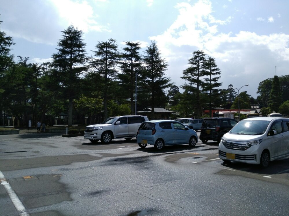 竹駒神社　駐車場