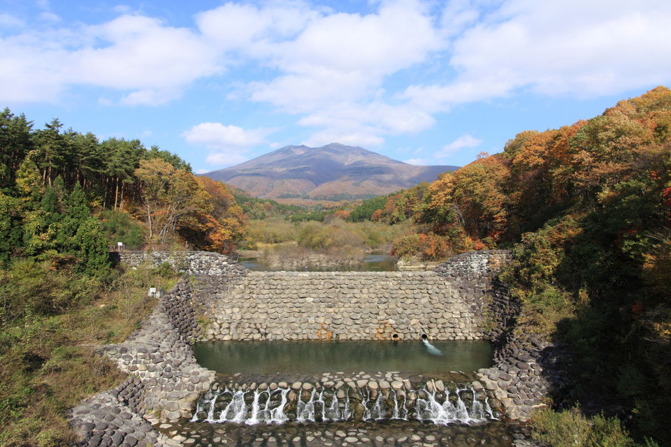 やまびこつり橋 紅葉