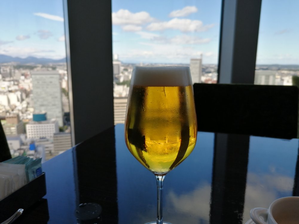 ウェスティンホテル仙台の1000円ビール