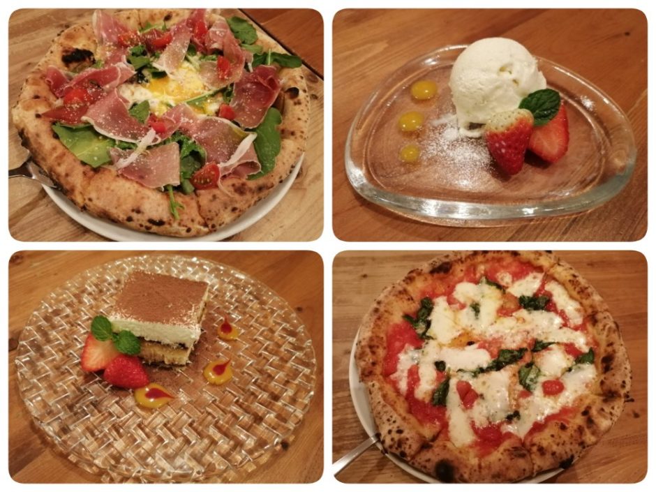 アモーラピッツァでディナー