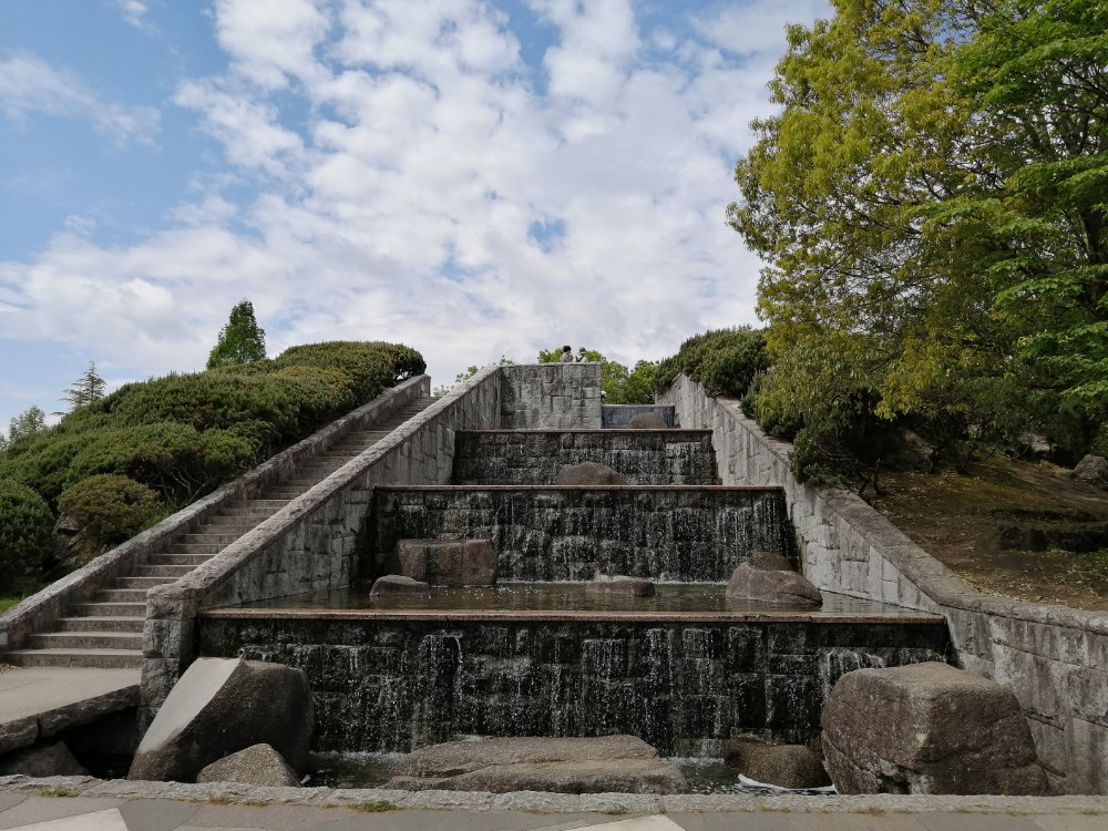 七北田公園の噴水