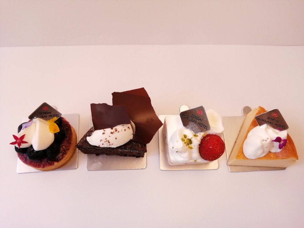 仙台国際ホテルの人気ケーキ4種