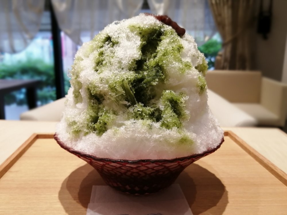 玉澤総本店の抹茶かき氷