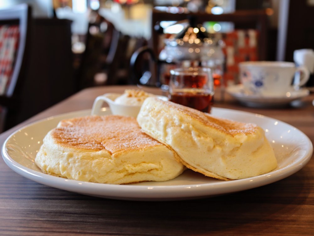 高倉町珈琲のパンケーキ