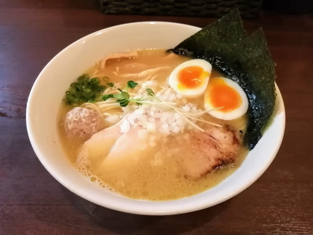 ラーメン日記 宮城野区鶴ケ谷 麺屋くまがい 特製濃厚塩鶏そば 仙台南つうしん