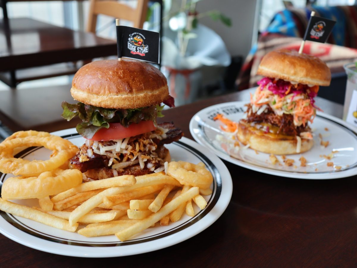 ハンバーガーショップ お店レポ】宮町のハンバーガー『エッジストア』でランチ｜タワーのよう