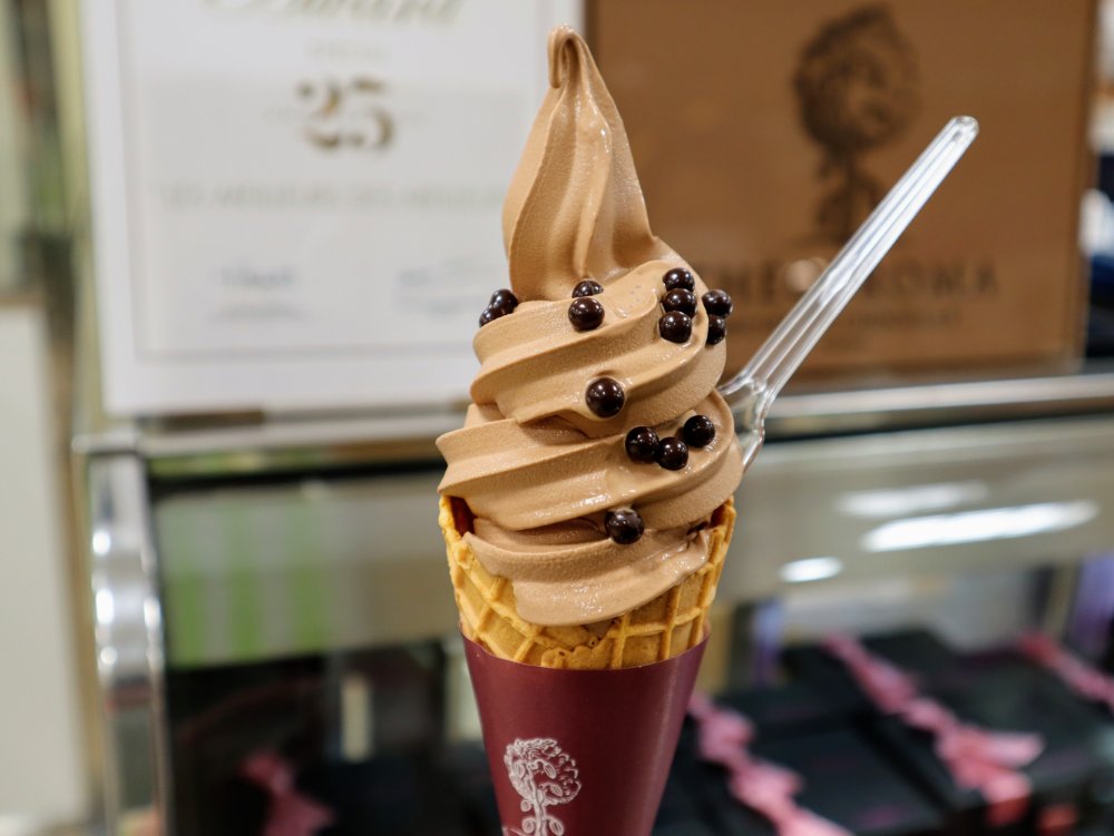 ミュゼ・ドゥ・ショコラ テオブロマのソフトクリーム