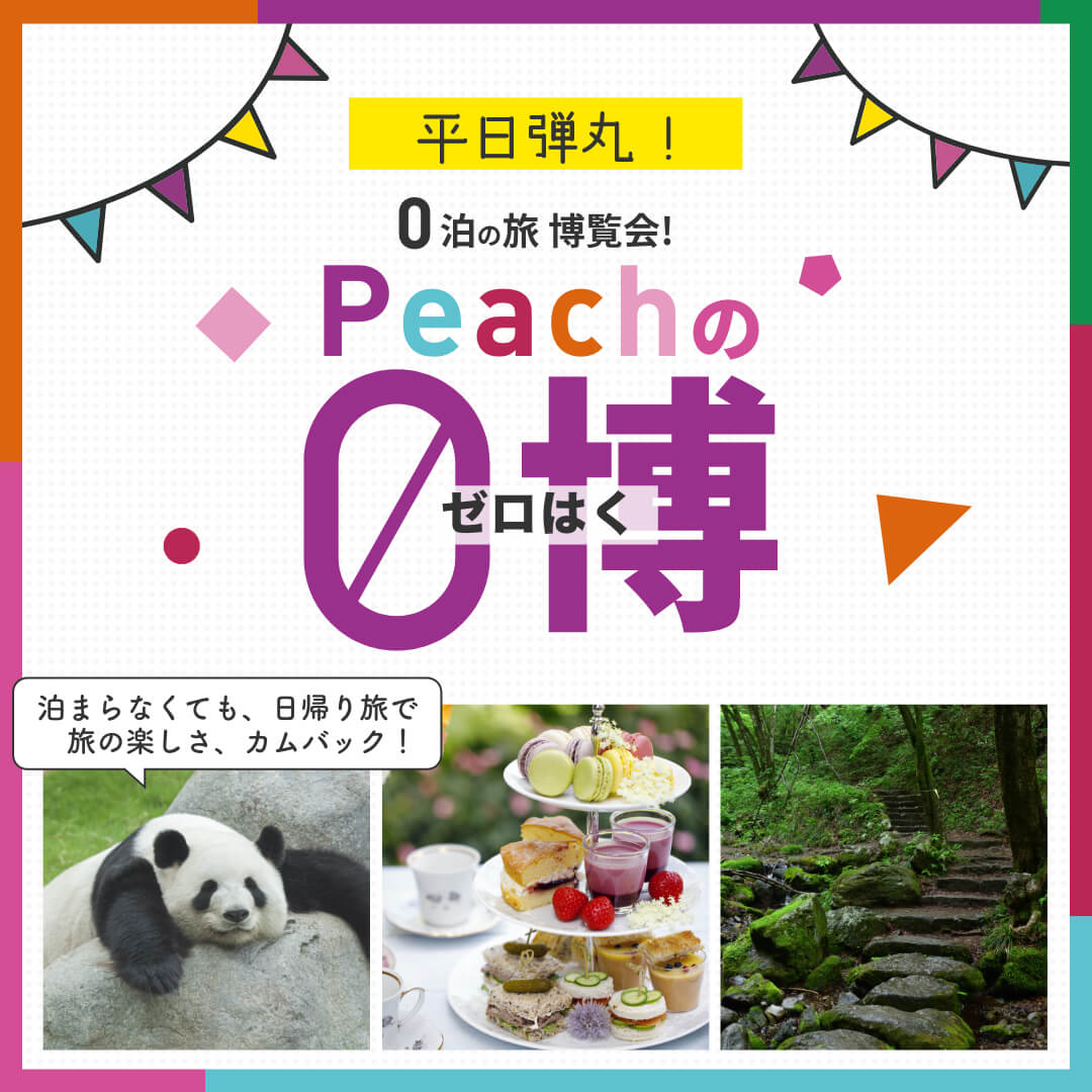 仙台から大阪への往復が6500円 Peach名物 夏の気軽な日帰り旅行 0泊弾丸旅の予約スタート 仙台南つうしん