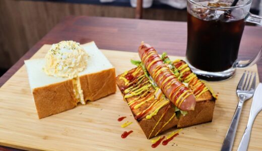 【閉店】東一市場のタイニーテーブルで極厚サンドイッチのランチ