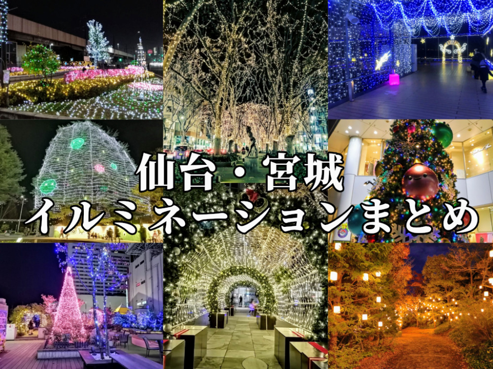 仙台 宮城 冬のイルミネーションまとめ 21 22体験レポート更新中 仙台南つうしん