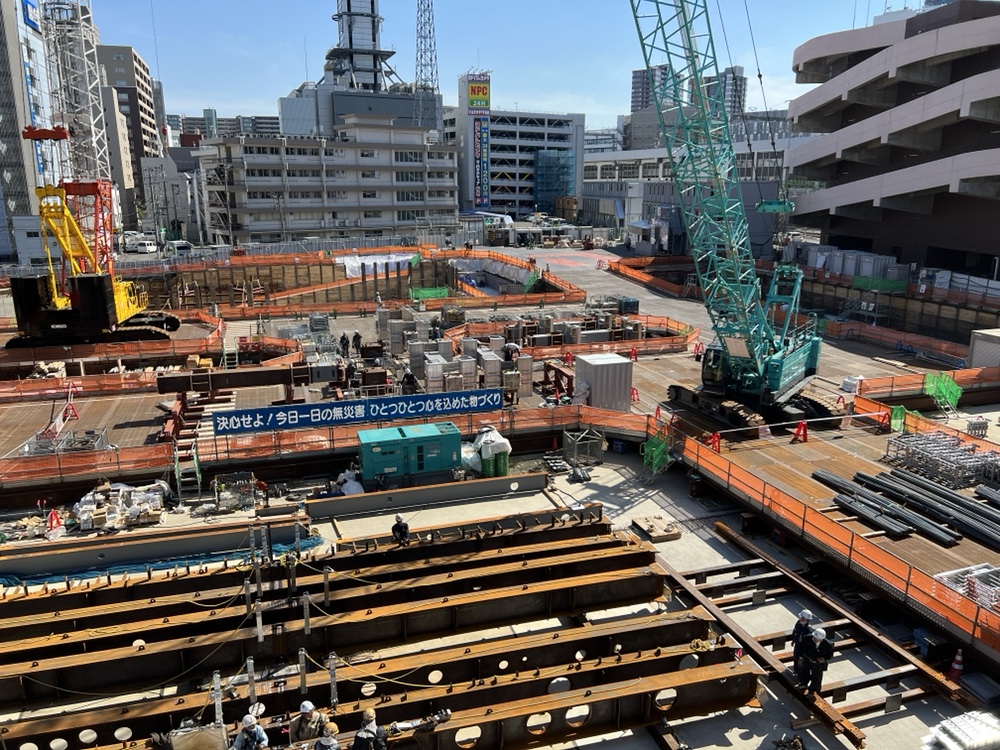 仙台駅東口に建設中 仮称 ヨドバシ仙台第1ビルの現在の様子 仙台南つうしん