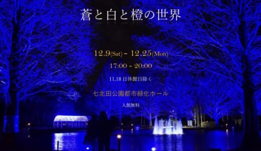 七北田公園で「イルミネーション＆キャンドルナイト2023」開催！