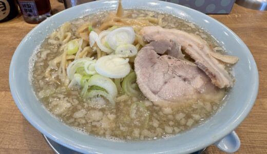 オープン直後から大人気！ボリューム満点の煮干しラーメン
