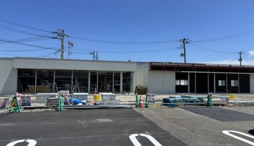 「カラオケ合衆国」の跡地に新たな建物を建築中