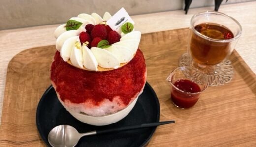 【レポ】今年は“ジェラート×かき氷”！「メゾンシーラカンス」で苺フランボワーズ×ティラミスジェラートかき氷