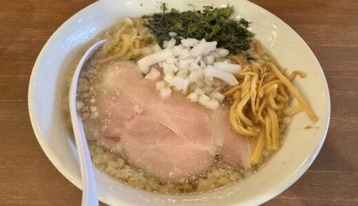 【ラーメン日記】仙台駅前の新店で燕三条系ラーメン950円